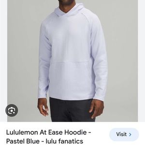 Lululemon at ease pastel blue hoodie